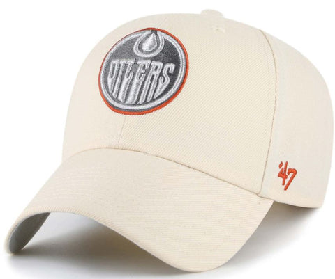 NHL Edmonton Oilers '47 MVP SNAPBACK - Metallic Silver - Natural
