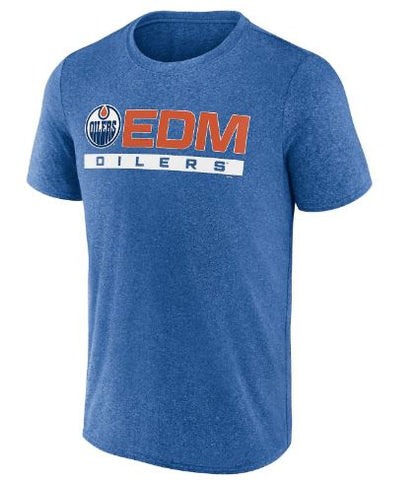 NHL Edmonton Oilers Playmaker T-Shirt - Blue
