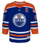 Kinder NHL McDavid 97 - Edmonton Oilers - Home Jersey Boy (98-116)