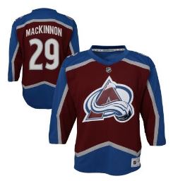 Kinder NHL MacKinnon 29 Colorado Avalanche - Home Replica Premier Jersey