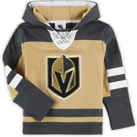 Kinder NHL Vegas Golden Knights Hockey Hood Double Stripes