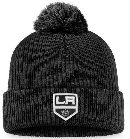 NHL Los Angeles Kings Ribbed Core Cuffed Knit PomPom