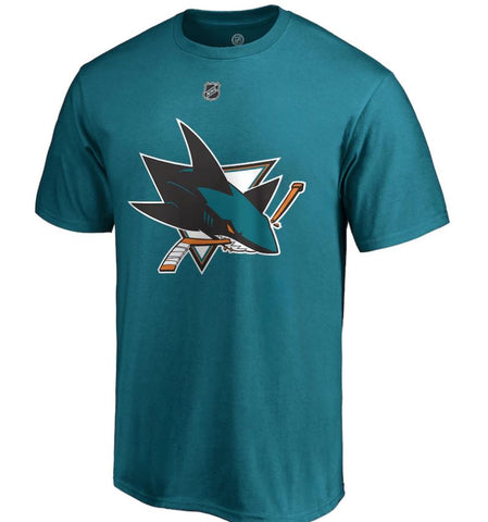 NHL San José Sharks Primary Logo Shirt - Teal