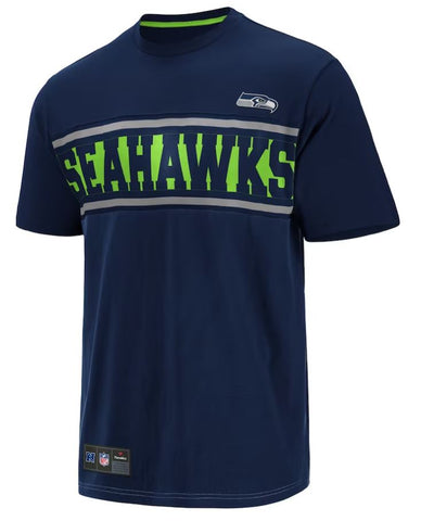 NFL Seattle Seahawks Patch Logo T-Shirt - Navy