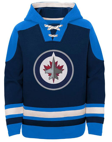 Kinder NHL Winnipeg Jets Hockey Hood Double Stripes