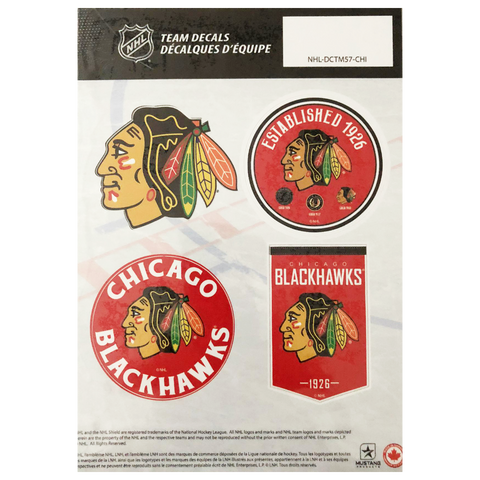 NHL Chicago Blackhawks Team Stickers
