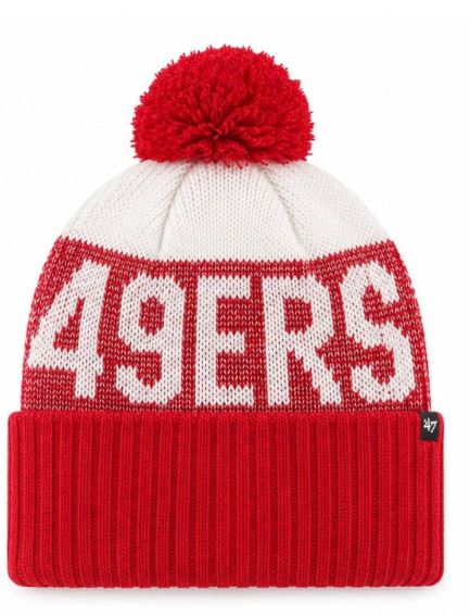 NFL San Francisco 49ers Bone Chill '47 Cuff Knit