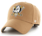 NHL Anaheim Ducks MVP SNAPBACK '47 Camel - Logo Gold