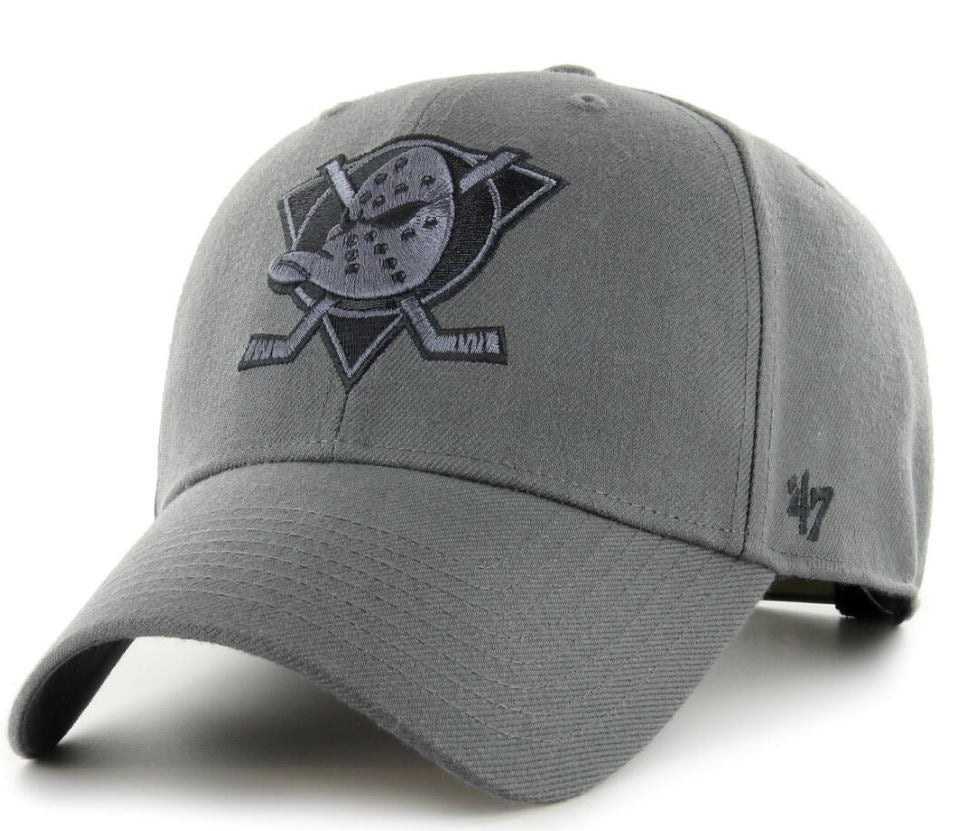 NHL Anaheim Ducks &#39;47 MVP SNAPBACK Charcoal - Logo Black