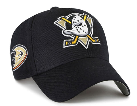 NHL Anaheim Ducks Sure Shot Snap Sidepatch Logo New Gold '47 MVP