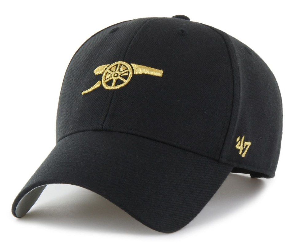 Arsenal FC &#39;47 MVP Snapback Cannon Graphic Metallic Gold - Black