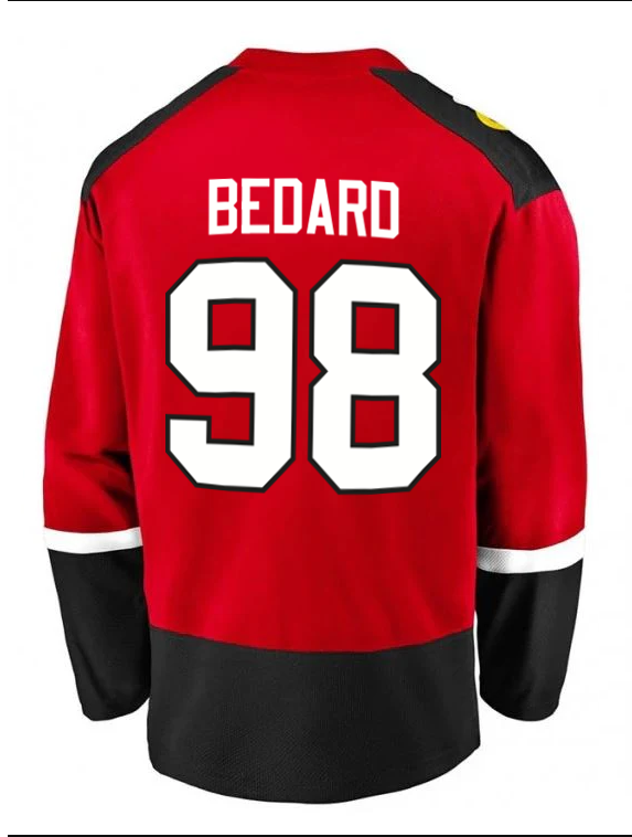 NHL Bedard 98 - Chiago Blackhawks Fan Jersey Basic - Home