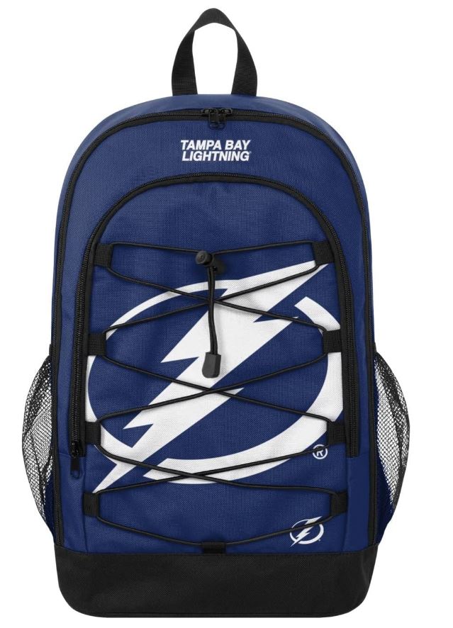NHL Tampa Bay Lightning Bungee Backpack Blue