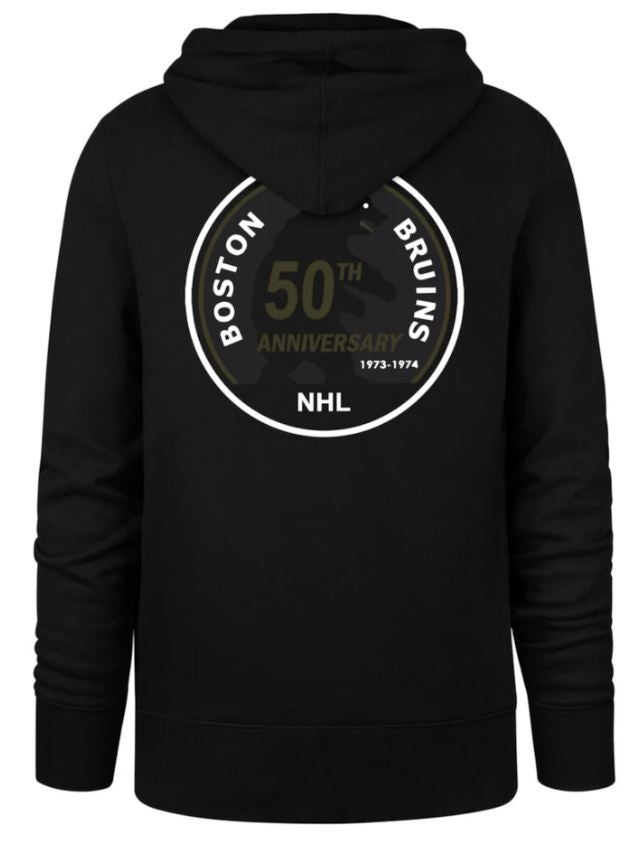 NHL Boston Bruins Hoodie Backer Burnside &#39;47 Tone