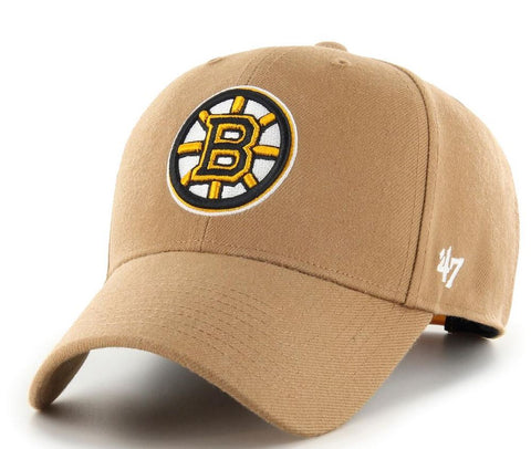NHL Boston Bruins MVP '47 SNAPBACK Camel
