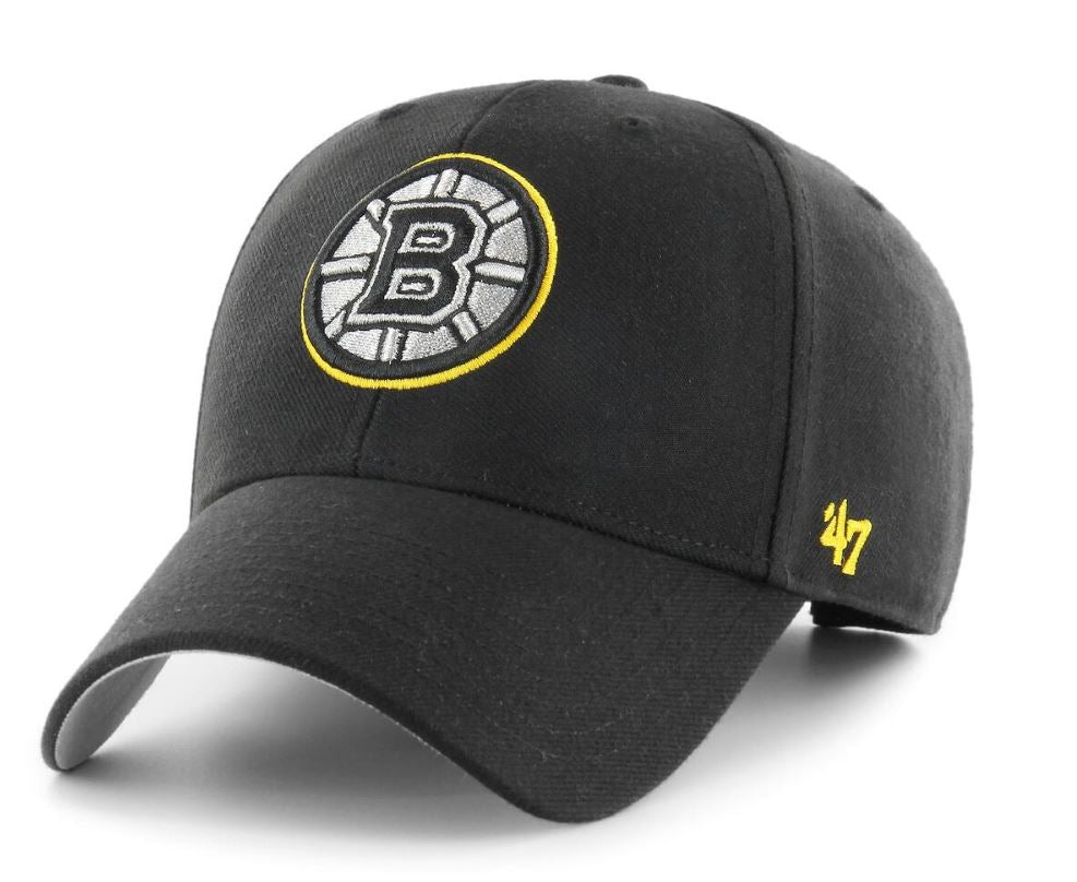 NHL Boston Bruins &#39;47 MVP SNAPBACK - Metallic Silver