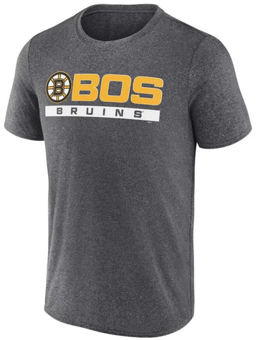 NHL Boston Bruins Playmaker T-Shirt - Grey