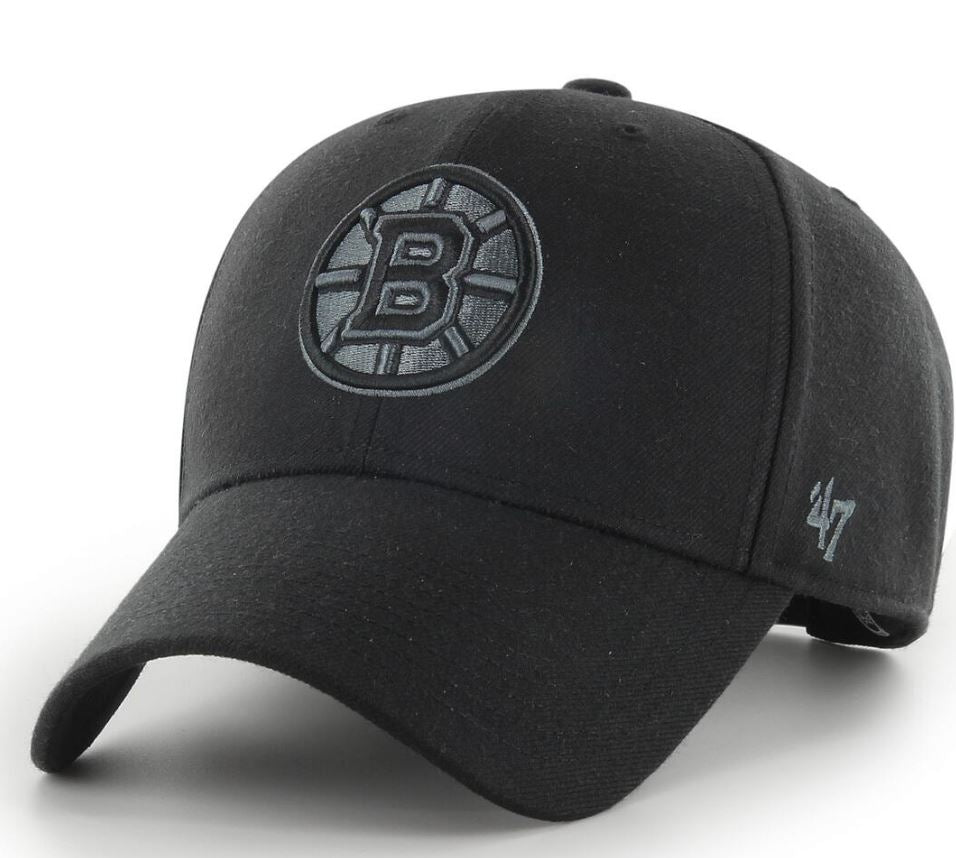 NHL Boston Bruins MVP SNAPBACK &#39;47 Tonal - Logo Dark Grey