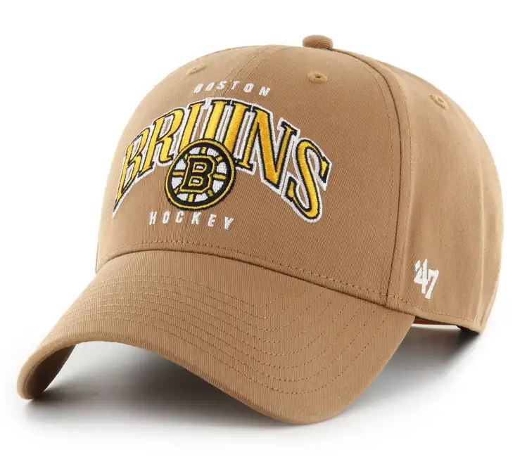 NHL Boston Bruins Broadfield &#39;47 MVP SNAPBACK - Camel
