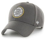 NHL Boston Bruins '47 MVP SNAPBACK - Metallic Graphite