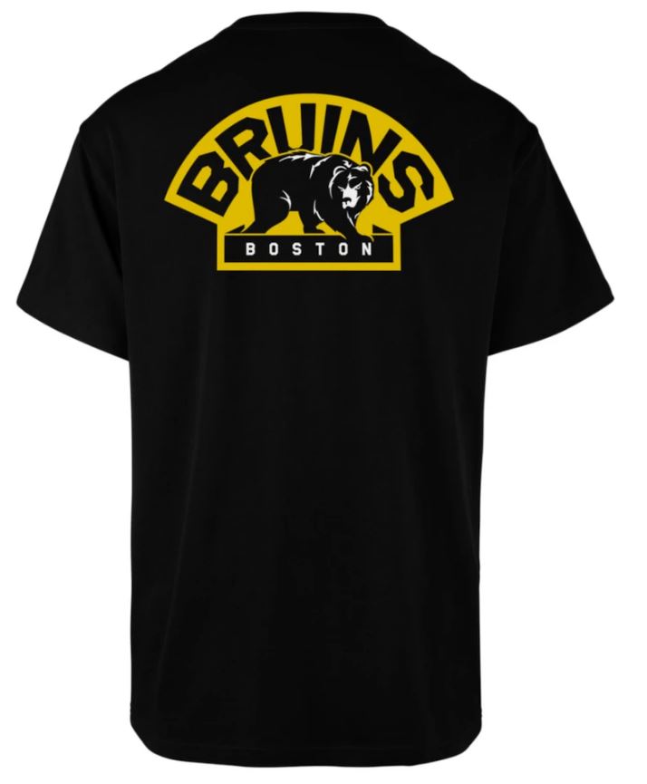NHL Boston Bruins '47 Backer Vintage Echo 2-Side Print T-Shirt