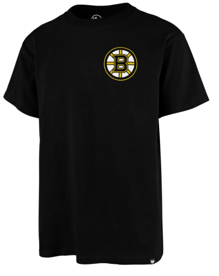 NHL Boston Bruins '47 Backer Vintage Echo 2-Side Print T-Shirt