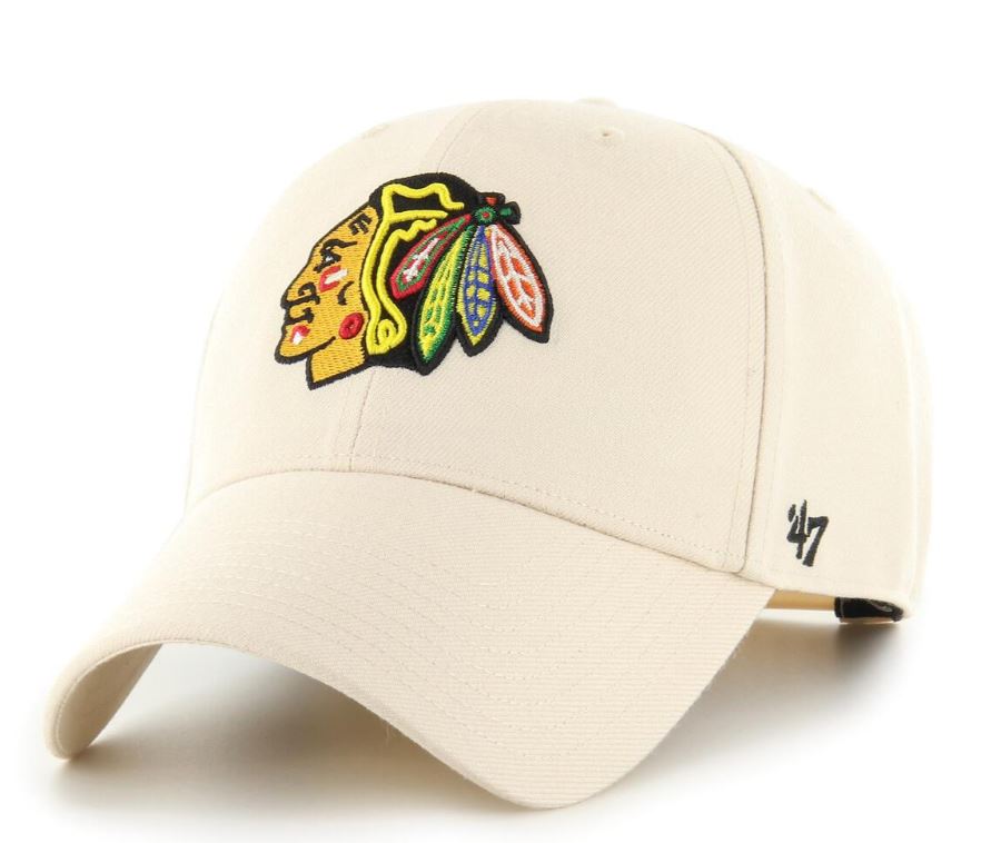 NHL Chicago Blackhawks Snapback &#39;47 MVP - Nature Bone