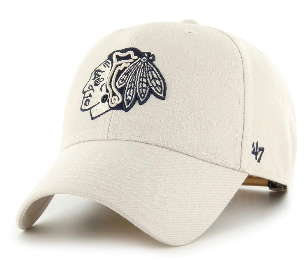NHL Chicago Blackhawks Tone Snapback &#39;47 MVP - Bone (Elfenbein)