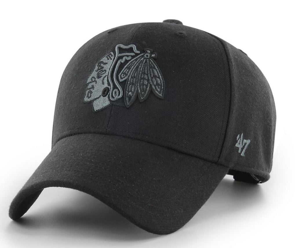 NHL Chicago Blackhawks MVP SNAPBACK &#39;47 Tonal - Logo Dark Grey