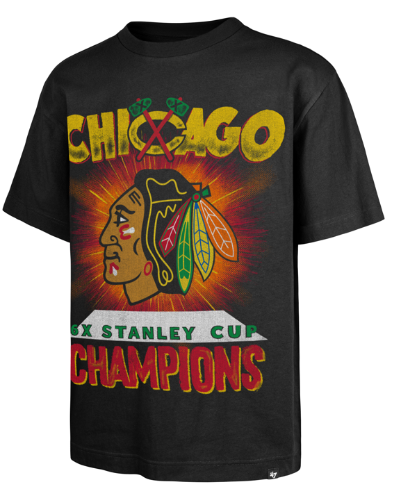 NHL Chicago Blackhawks '47 Sigma Champion 6x Graphic  T-Shirt