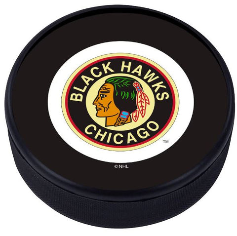 NHL Chicago Blackhawks Vintage Classic Logo Puck