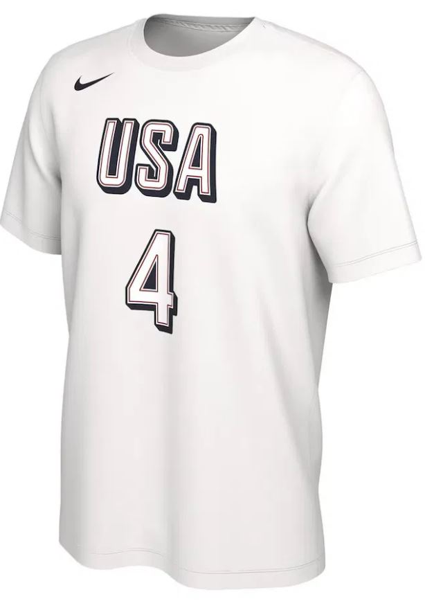 NBA US Olympic Team 2024 - Stephen Curry 4 - Nike T-Shirt
