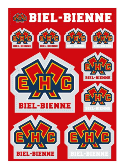 NLA EHC Biel sticker set of 3