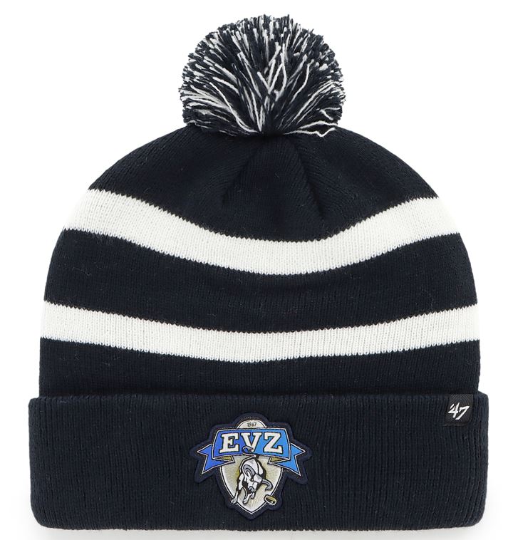 NLA EVZ Beanie Breakaway &#39;47 Cuff Knit PomPom - Navy