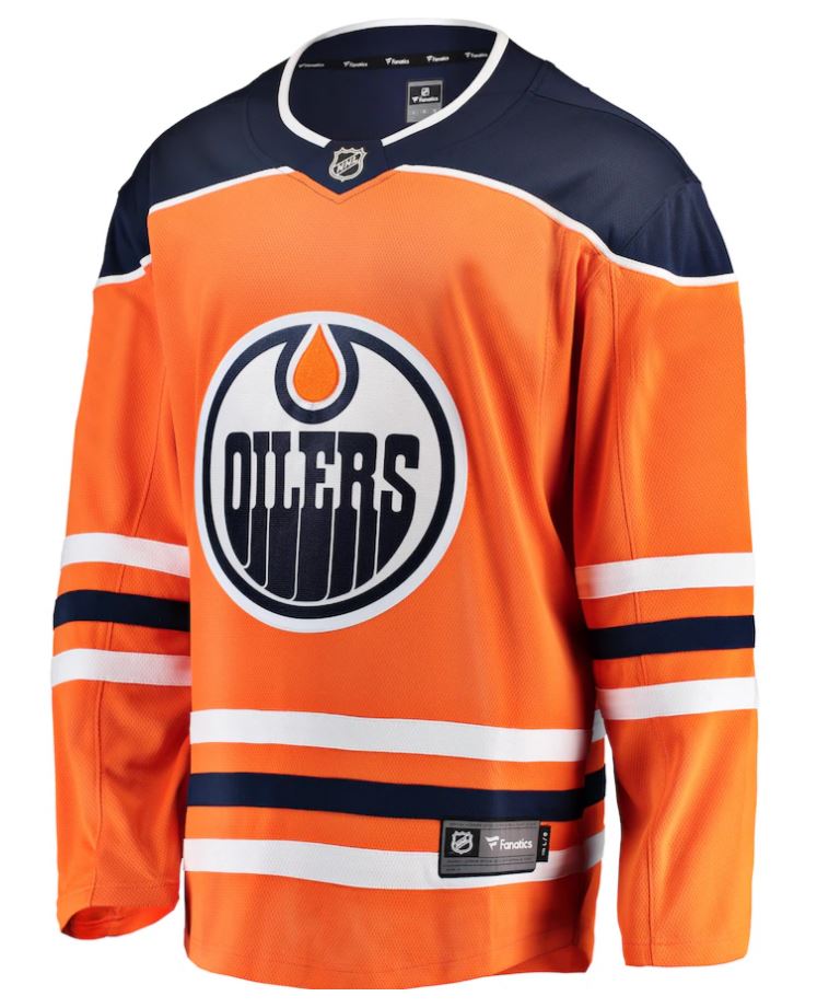 NHL Edmonton Oilers - Breakaway Home Premier Jersey - Neutral Orange