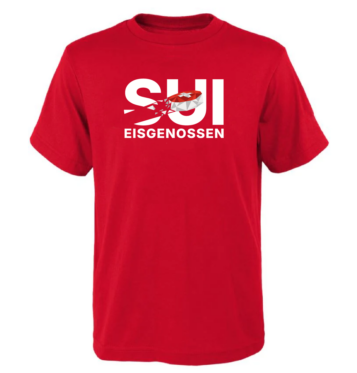 Kinder Eisgenossen SUI T-Shirt - Rot