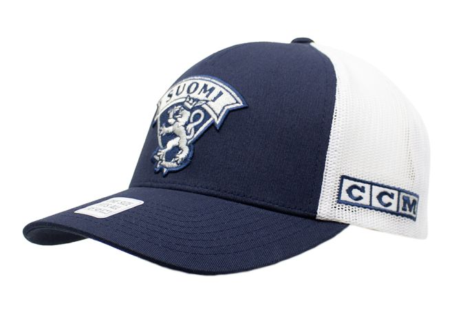 Finland Cap CCM Suomi Mesh Snap - Navy