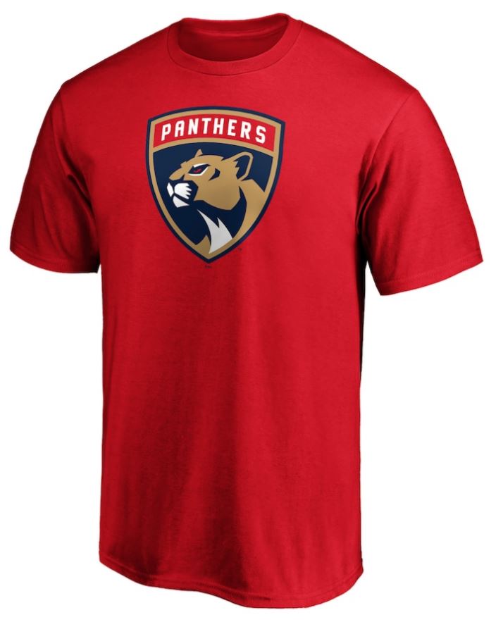 NHL Florida Panthers Primary Logo T-Shirt - Red
