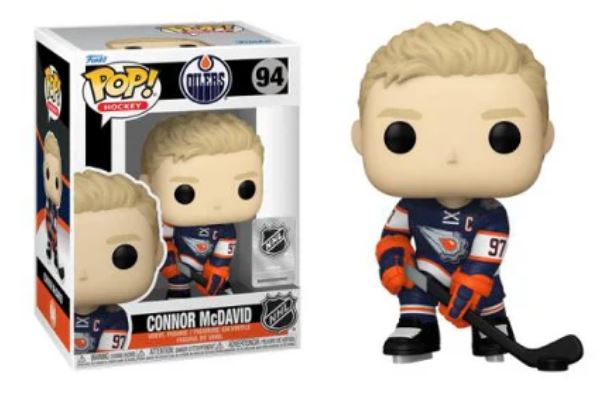 NHL Mac David 97 - Funko Pop! Figur - Adidas Reverse Retro &quot;Flying Oil Drop” Jersey