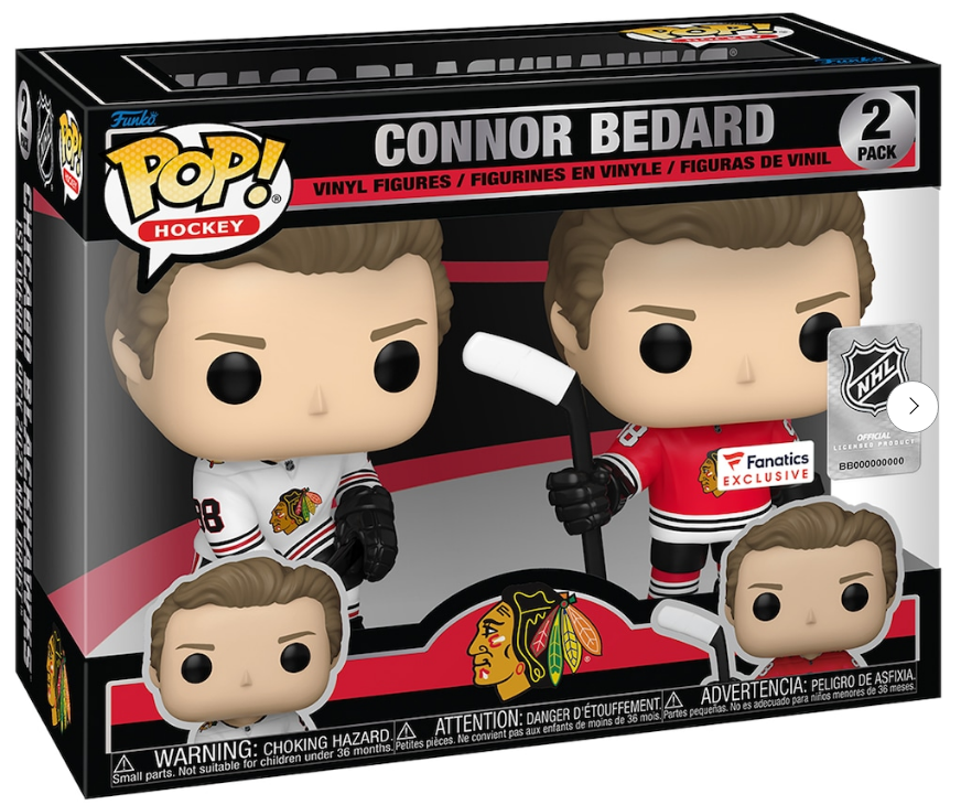 Figurine Funko Pop! LNH Bédard 98 - Maillot des Blackhawks de Chicago