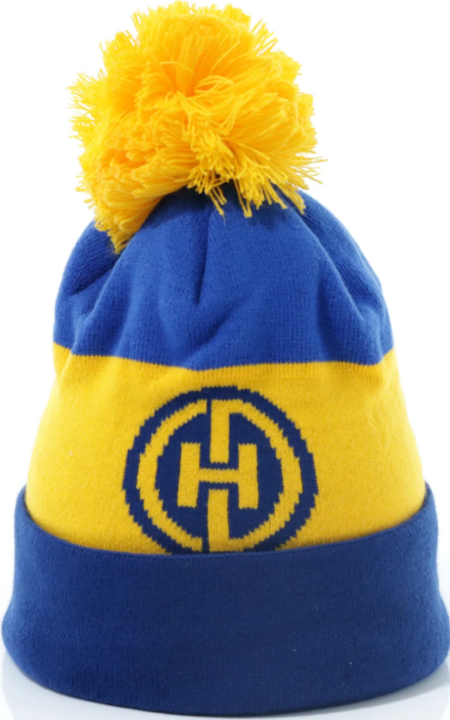 Bonnet NLA HCD Bleu-Jaune - PomPom