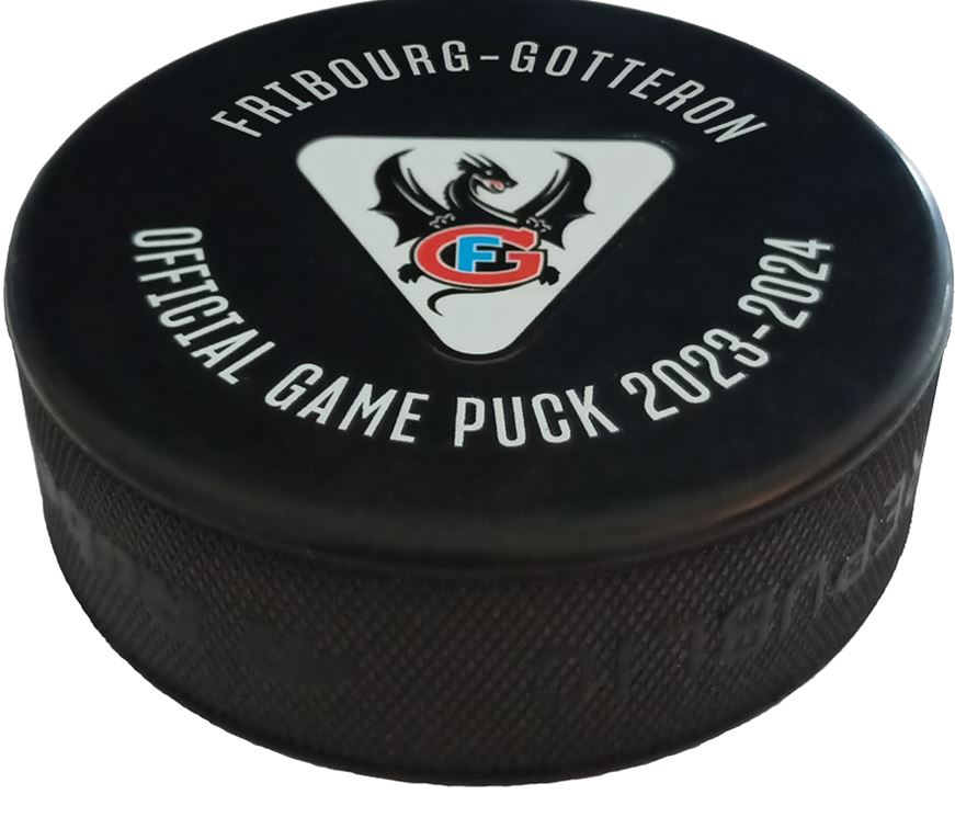 NLA HC Fribourg-Gotteron Official Game Puck 2023-24