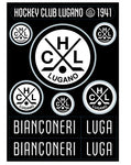 NLA HC Lugano Sticker Bogen
