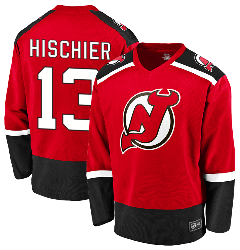 NHL Hischier 13 - New Jersey Devils Fan Jersey Basic - Home