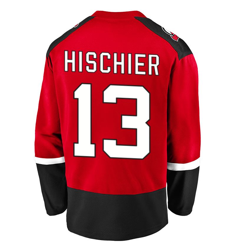 NHL Hischier 13 - New Jersey Devils Fan Jersey Basic - Home