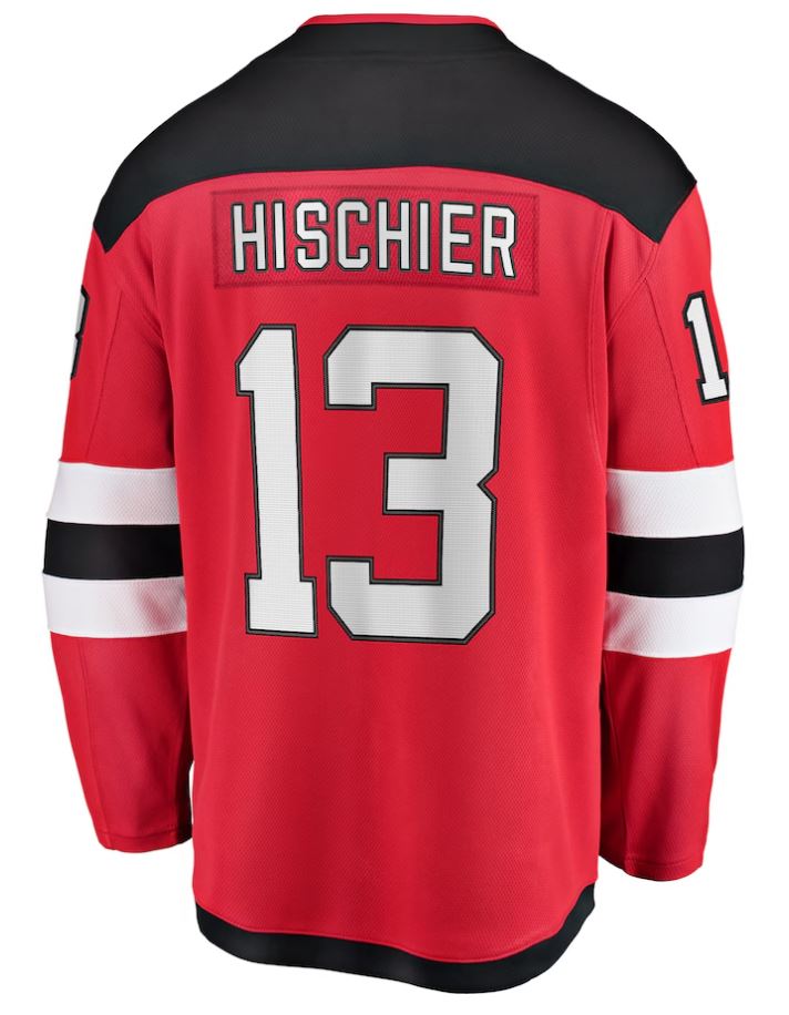NHL Hischier 13 - New Jersey Devils Replica Premier Jersey SR - Home