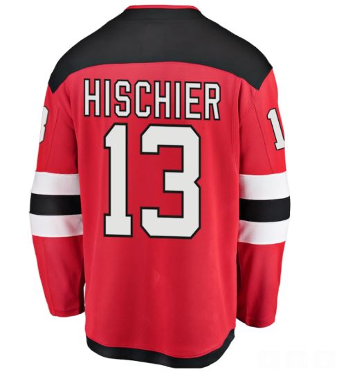 NHL Hischier 13 - New Jersey Devils Breakaway Premier Jersey Home