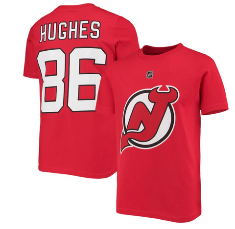 Kinder NHL Hughes 86 - New Jersey Devils - T-Shirt