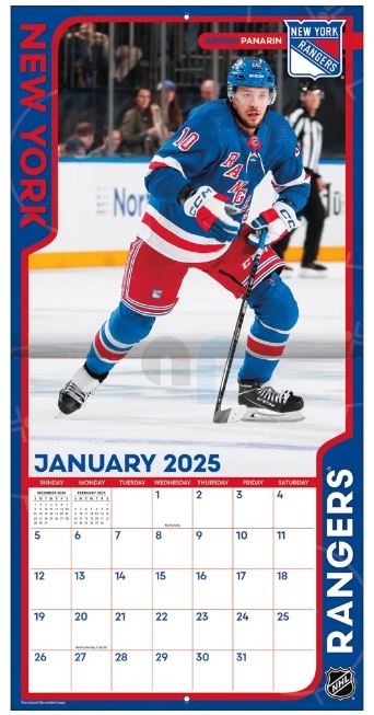 NHL New York Rangers Kalender 2025 (1x Stück)