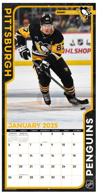 NHL Pittsburgh Penguins Kalender 2025